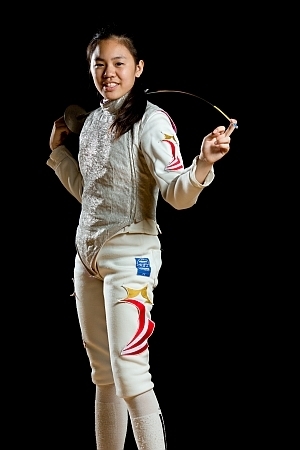 Nicole Mae Wong Hui Shan, Fencing.jpg
